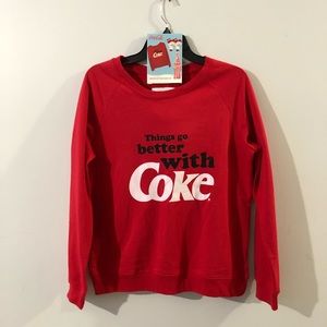 Vintage Coke Sweatshirt and sock set.